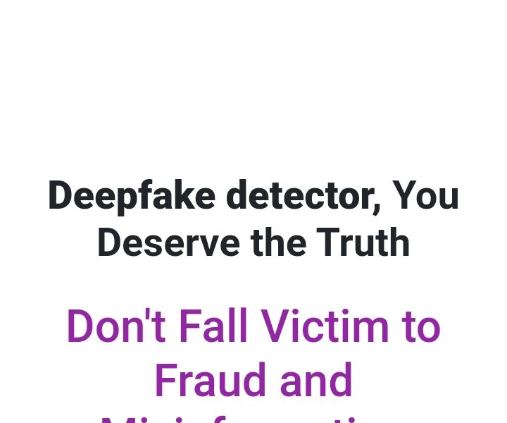 Deepfake Detector