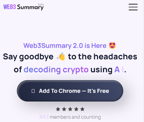 Web3 Summary